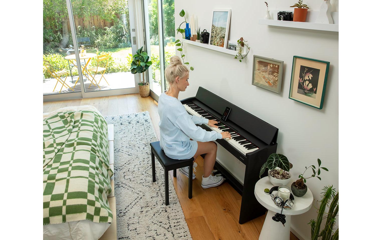 E-Piano F107 BKX<br>Der Startpunkt für Ihre Reise auf dem Piano