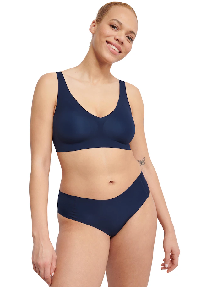 sloggi Bralette »ZERO Feel 2.0«, nahtlos, herausnehmbare Pads, Mikrofaser, doppellagig