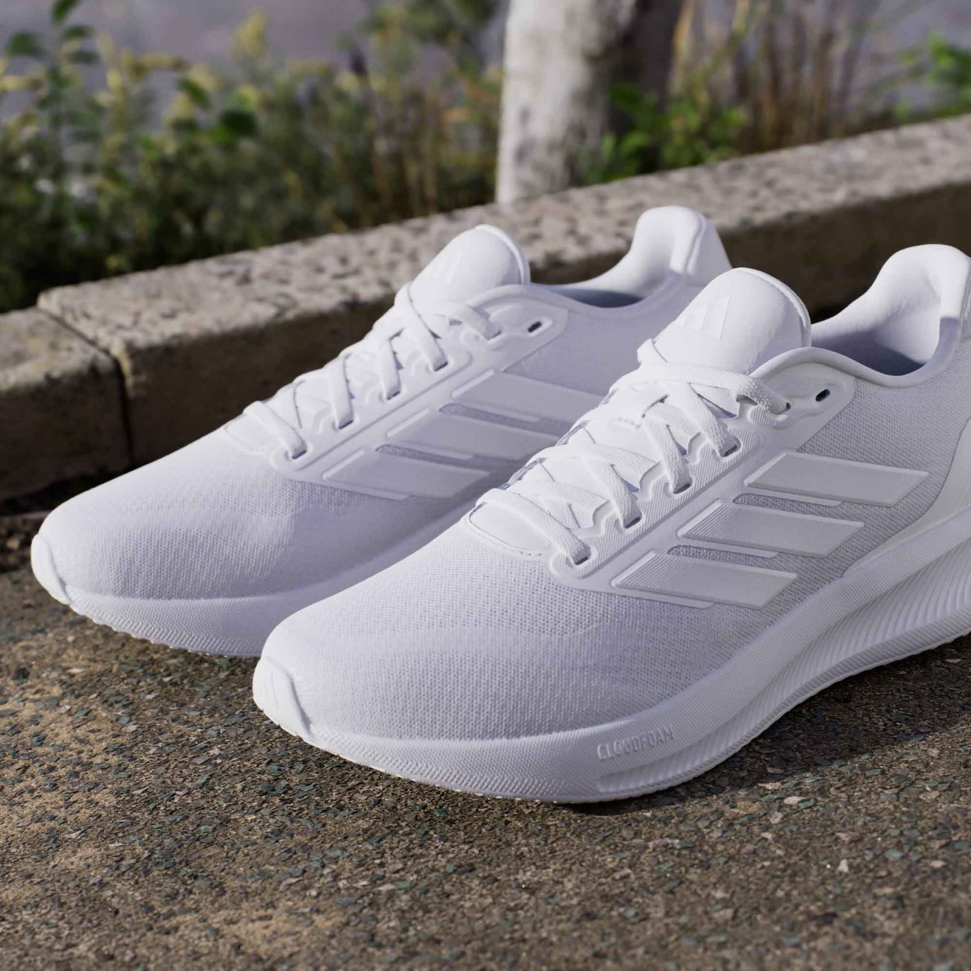 Runfalcon 5 Herre Cloud White/Cloud White/Cloud White