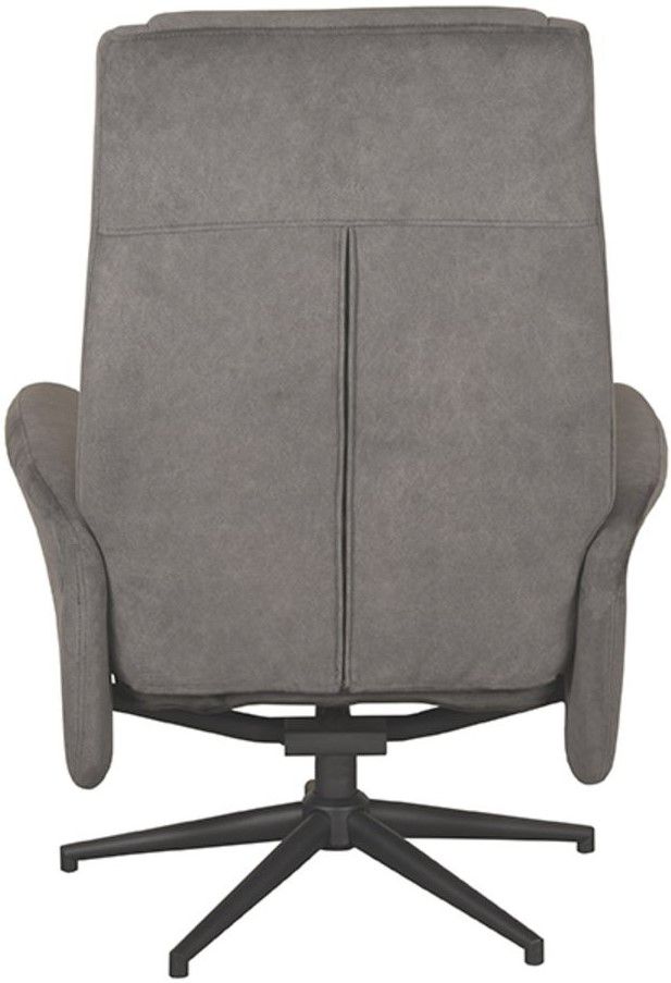 Relaxfauteuil Antraciet Cosmo CH-73.023 Bergen B77 x D76 x H105 cm