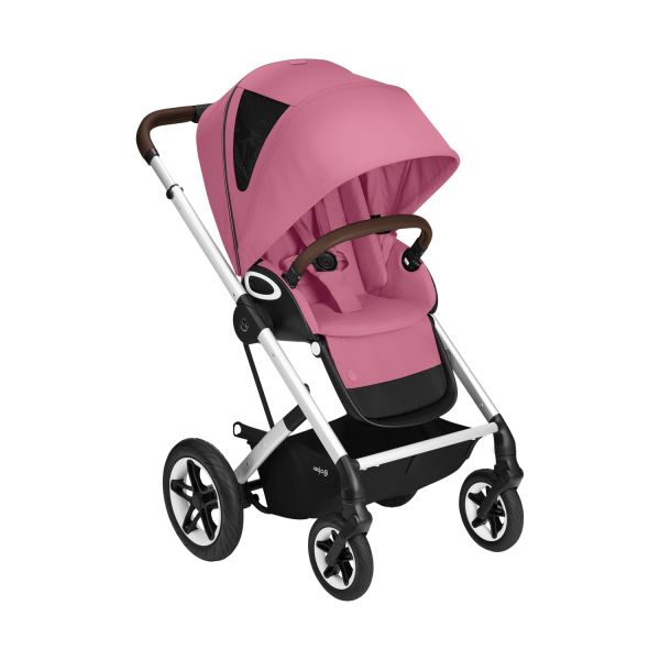 Cybex Talos S Lux Kinderwagen - Silver - Magnolia Pink / Purple