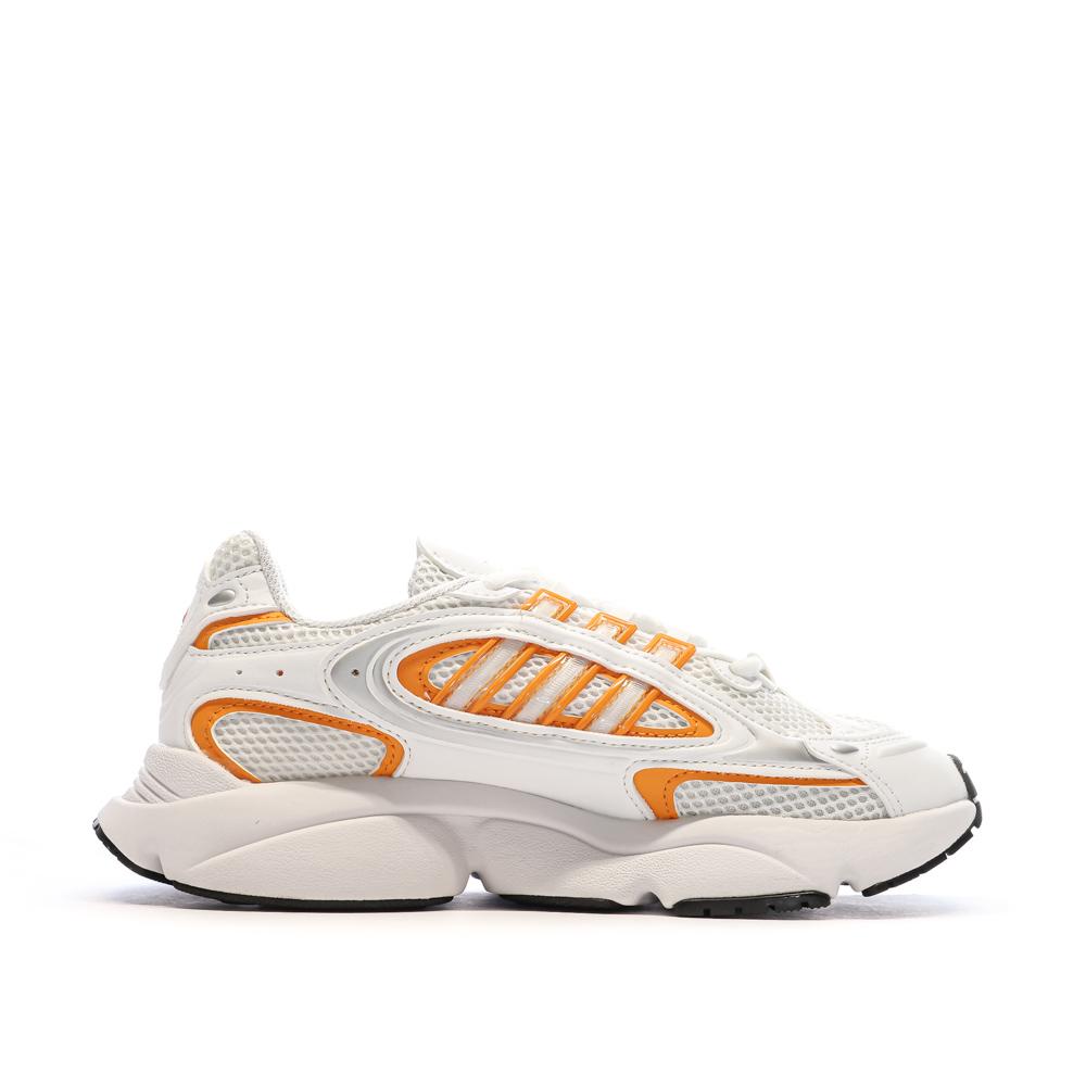 Adidas Baskets Blanches/Oranges Femme Adidas Ozmillen