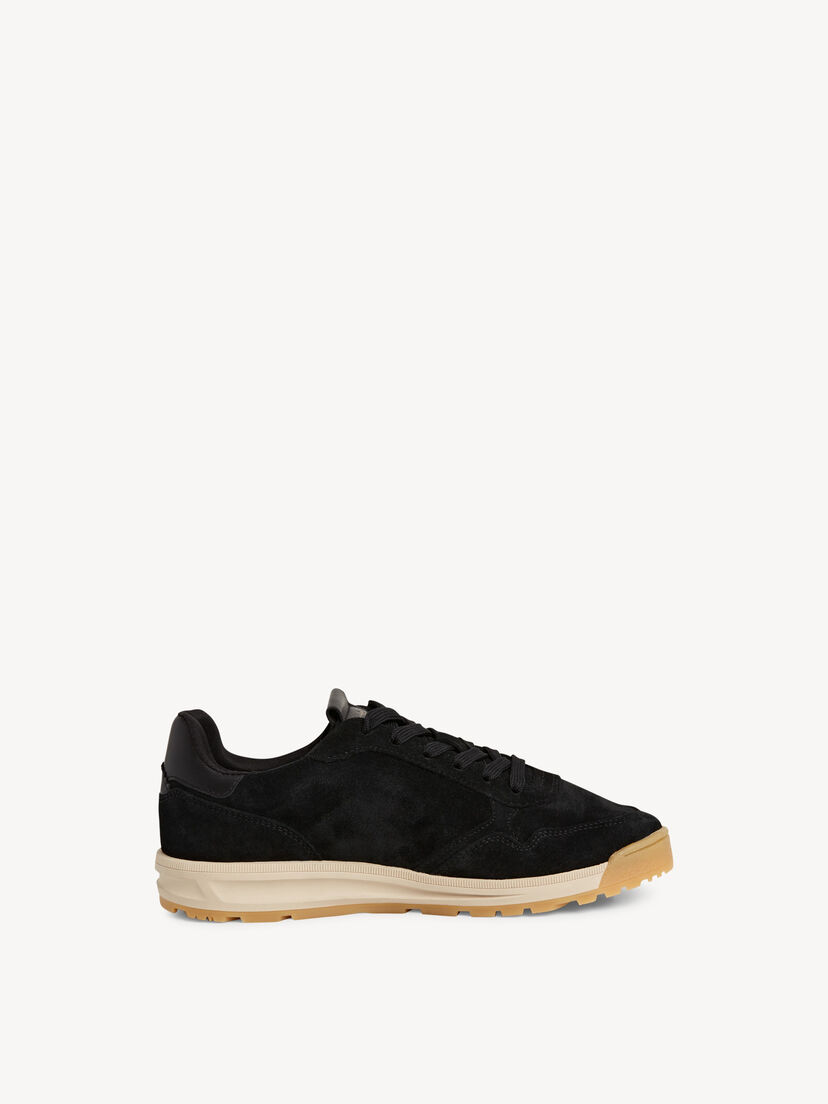 Leren Sneaker - zwart