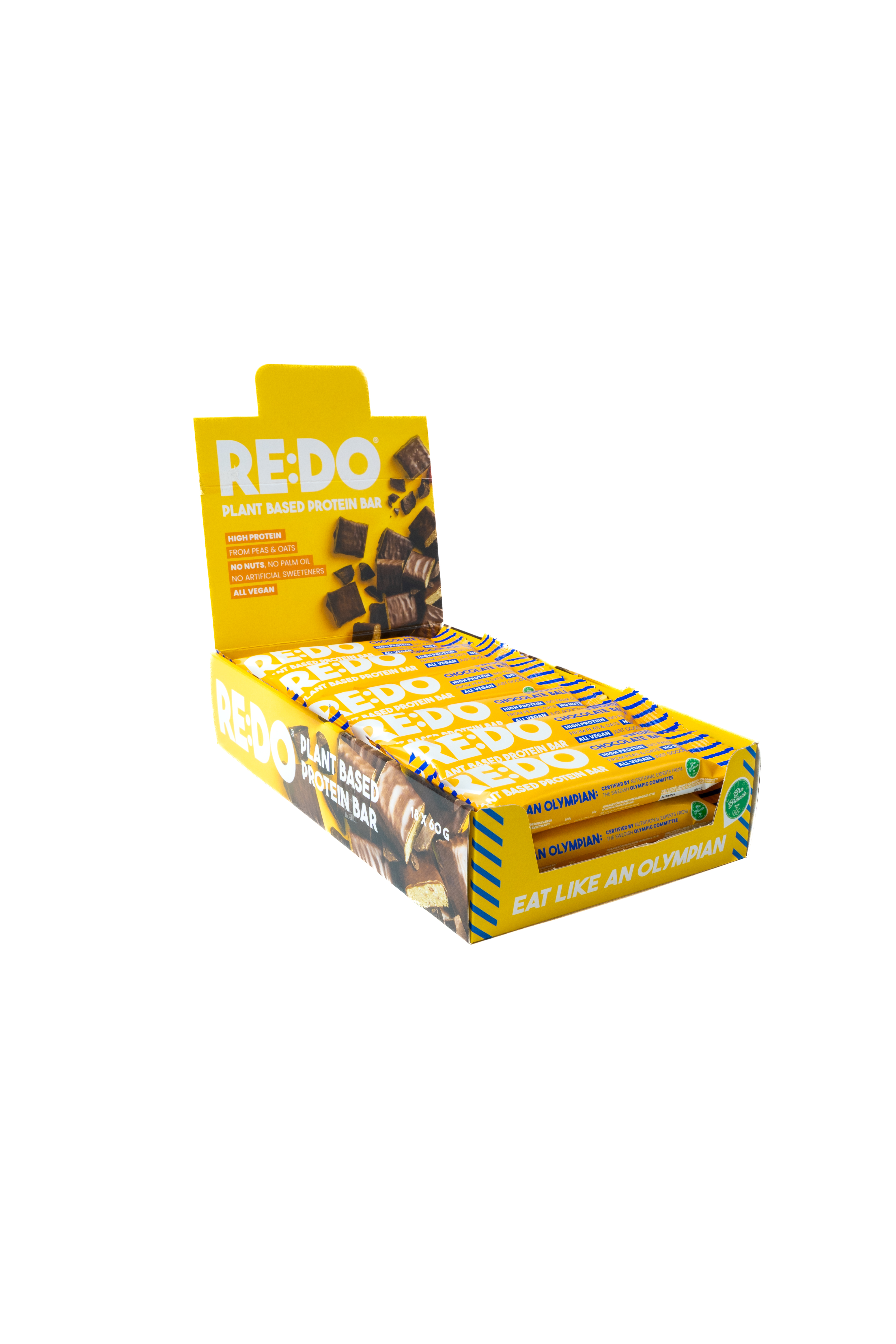Re:do Plantebasert Proteinbar Chocolate Ball 18x60g