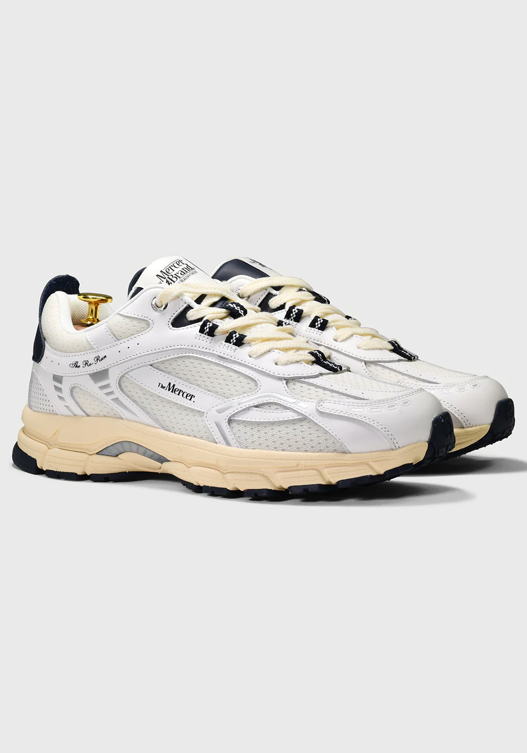 Mercer Sneaker The Re-Run Vintage White Dark Blue