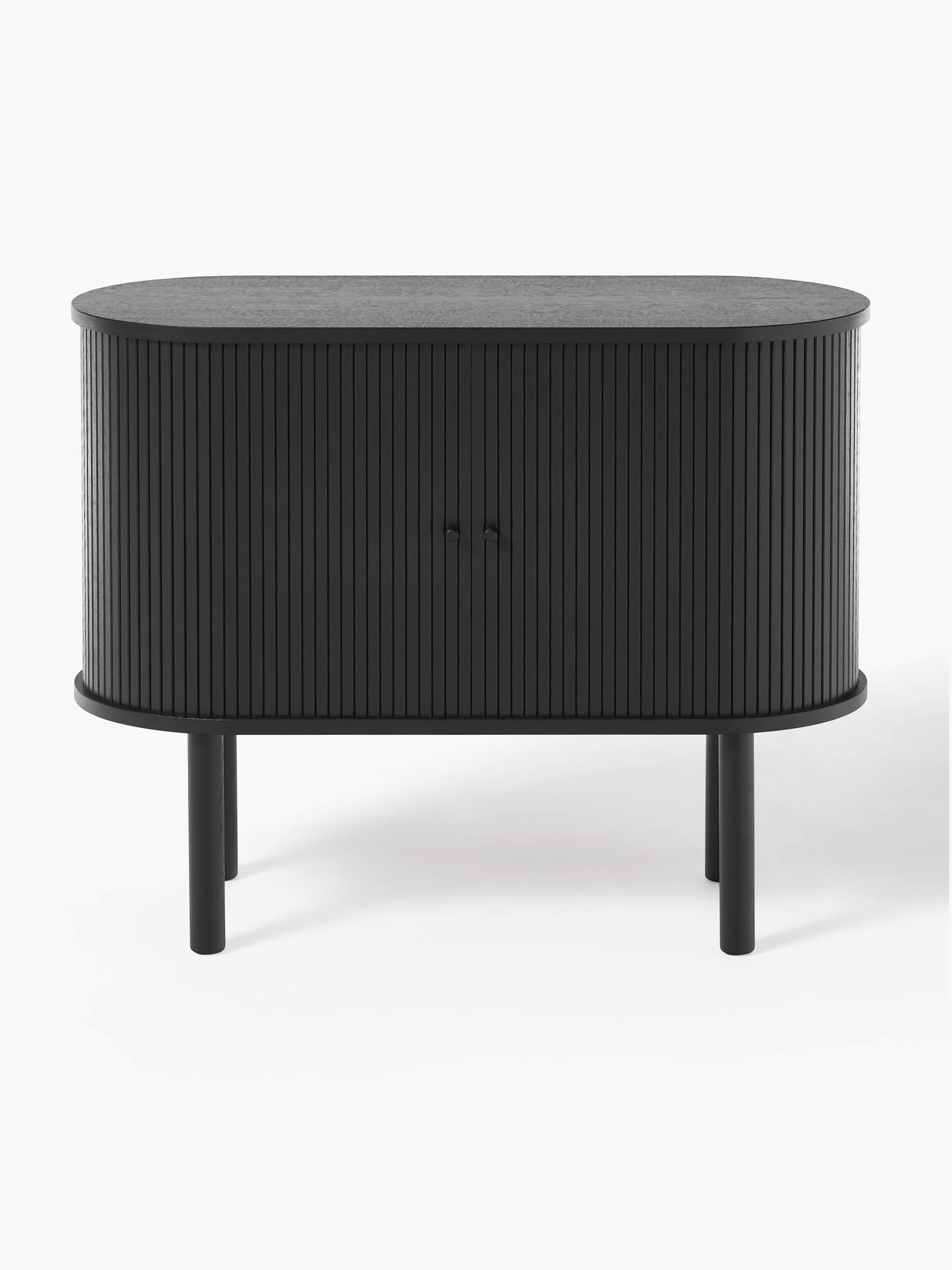 Kleine dressoir Calary met geribde voorzijde