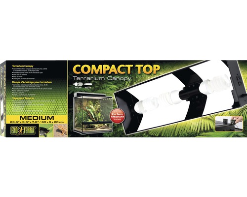 Afdekking Exo Terra Compact Top 60 x 20 x 9 cm
