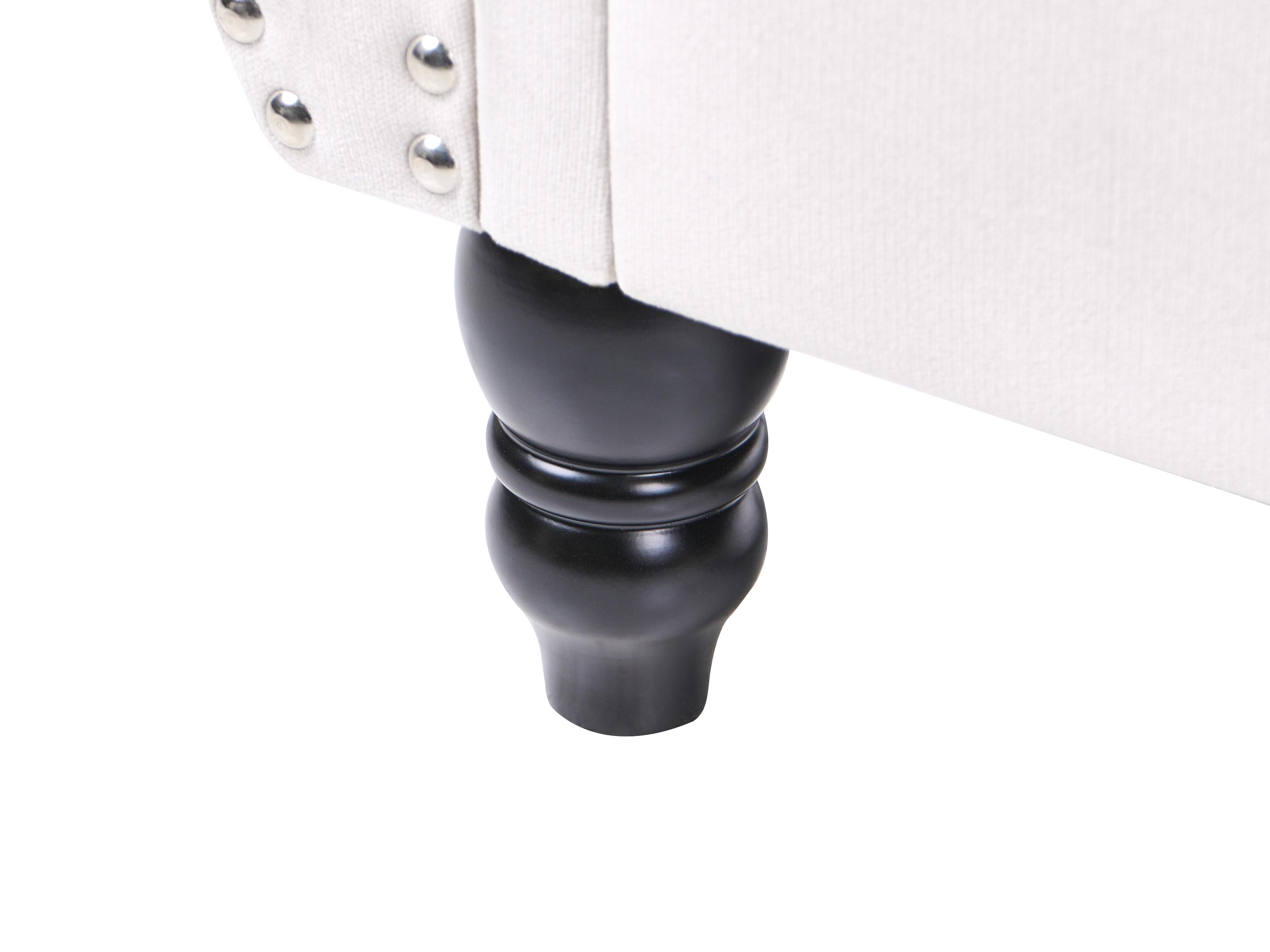 Bank 2-zits SKIEN Fluweel Lichtbeige