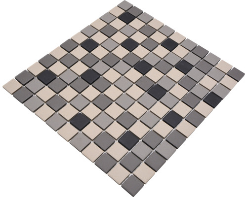 Keramisch mozaïek CU 010 30,2x33 cm mix grijs/zwart/beige