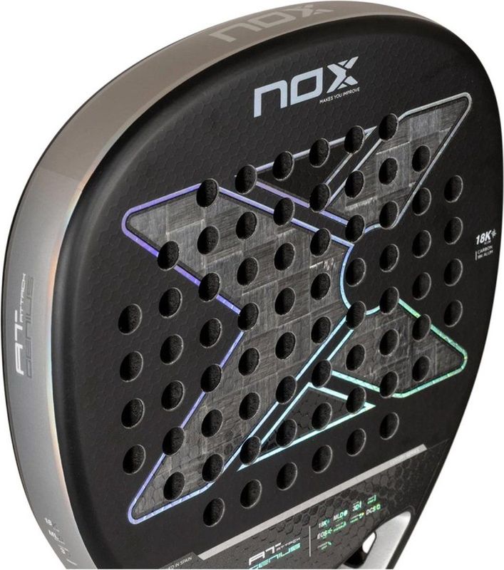 NOX AT Genius Attack - 18K Alum (Diamant) - 2024 padelracket