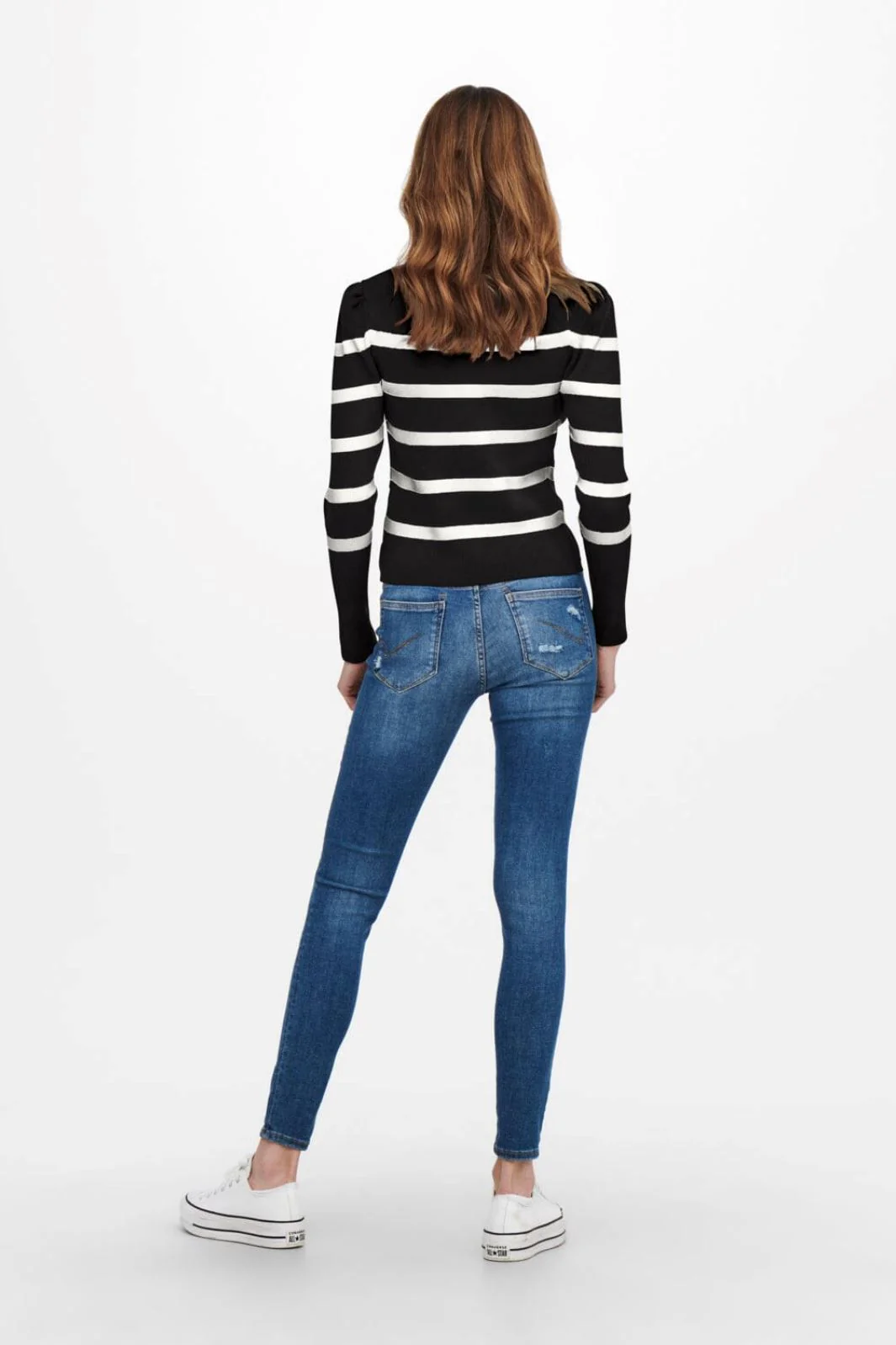 Only Onlsally L/S Puff Pullover Knt