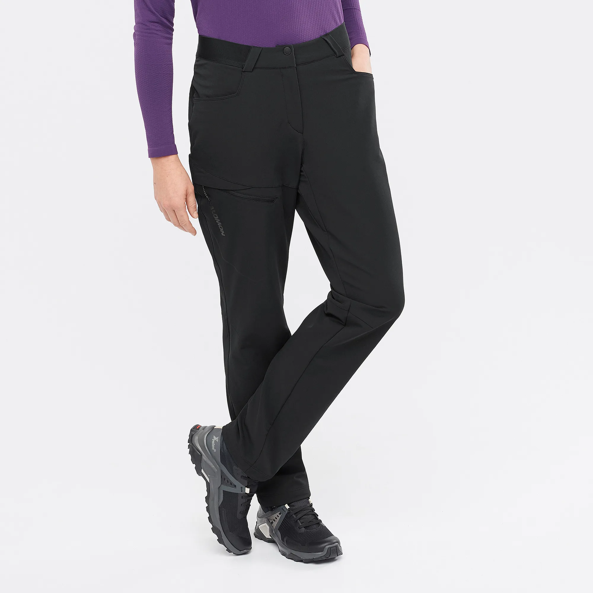 Salomon Women's Wayfarer Warm Pants Deep Black