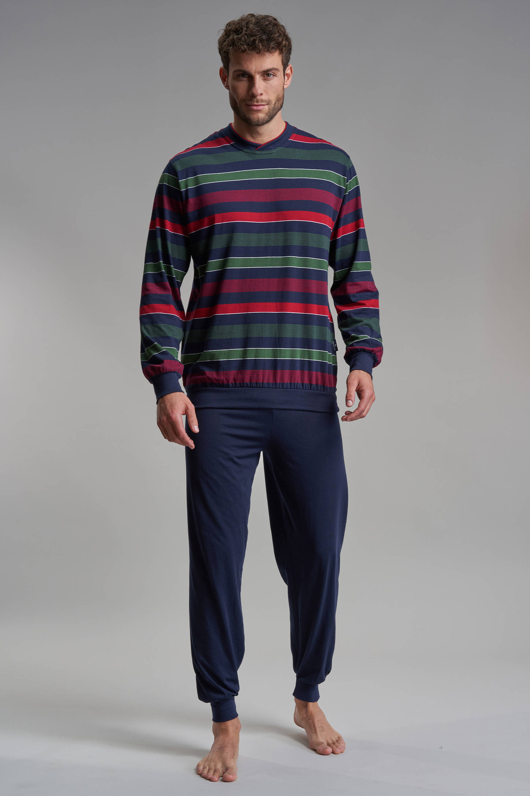Götzburg pyjama blauw/groen/rood