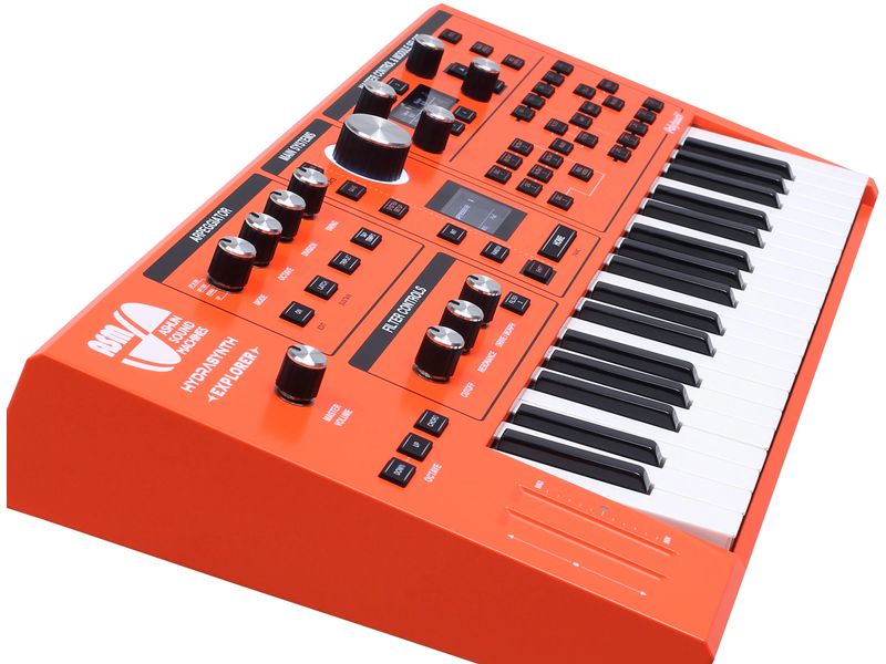 ASM HYDRASYNTH Explorer 888 Units Halbgewichtetes Keyboard in limitierter Orange Edition