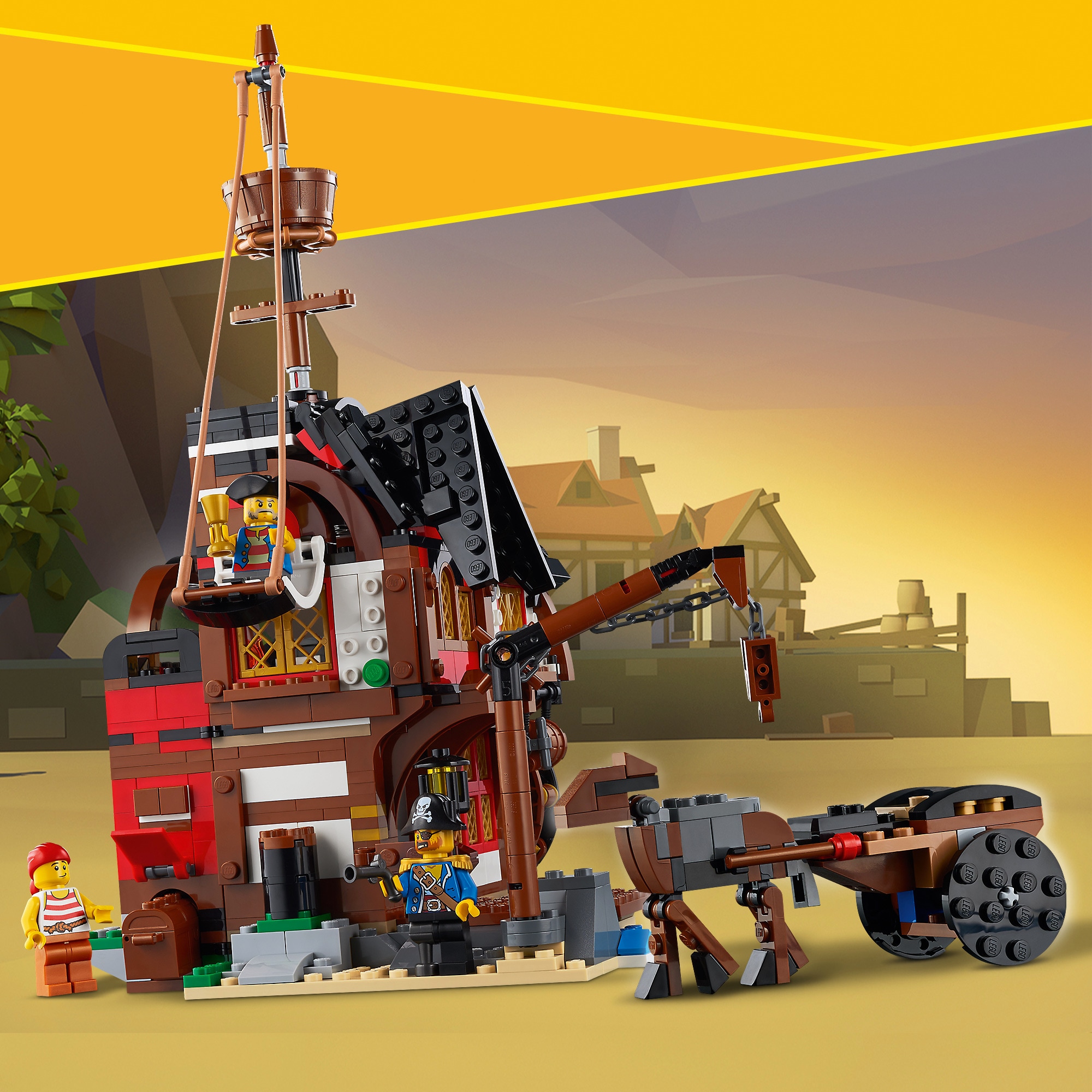LEGO Konstruktionsspielzeug Creator Piratenschiff