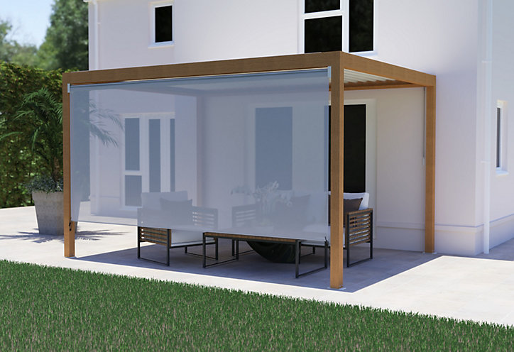 Store façade pour pergola Salto l. 3,93m