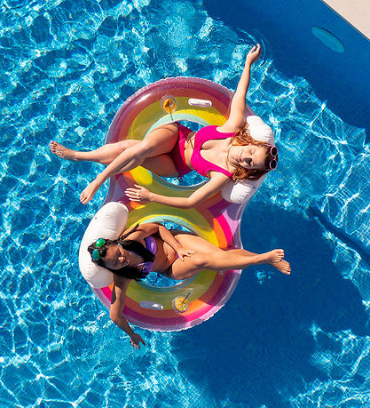 Bestway Schwimmmatratze - 186x116 - Rainbow Dreams Doppel-Schwim