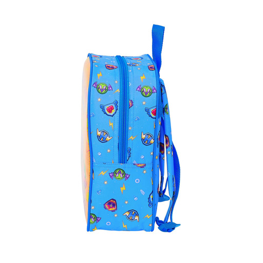 Mochila infantil Safta Superthings Série 7, 220x100x270 mm, azul/multicolorida (M232)