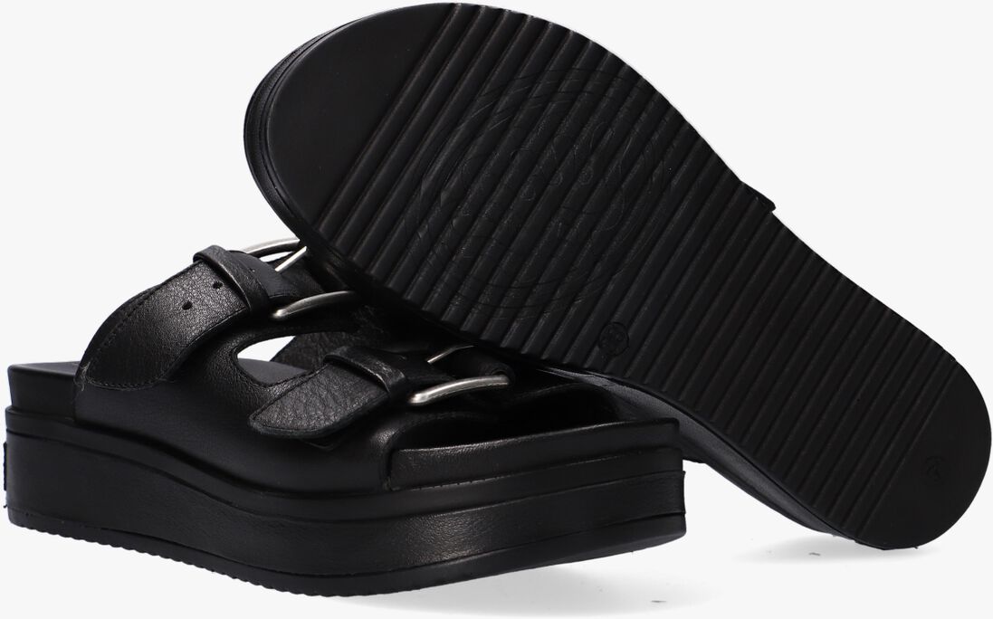 SHABBIES zwarte shabbies slippers 170020174