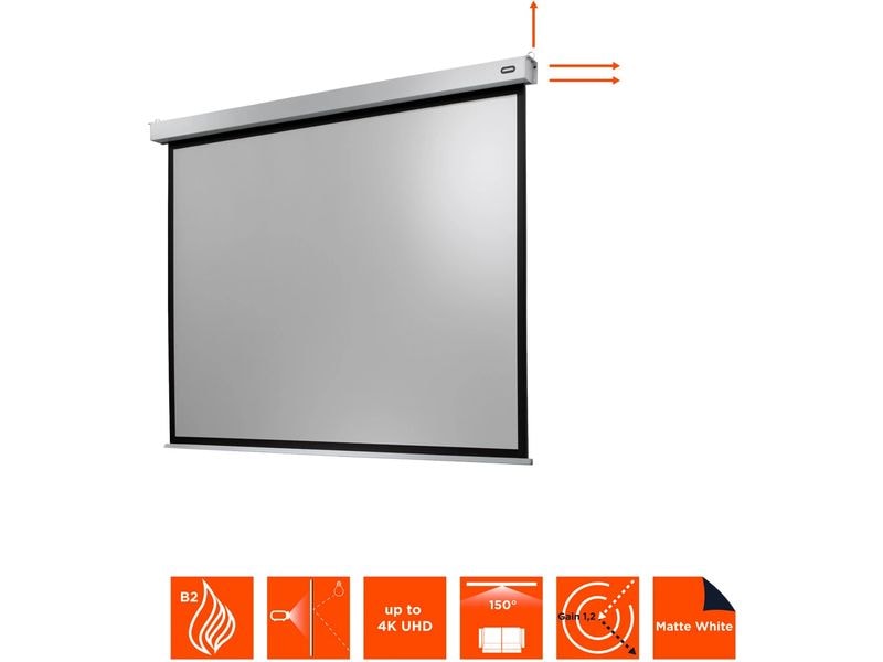 Celexon Deckeinbauleinwand Motor Professional Plus 220 x 16 Leinwand Motor Professional Plus 220 x 165 cm