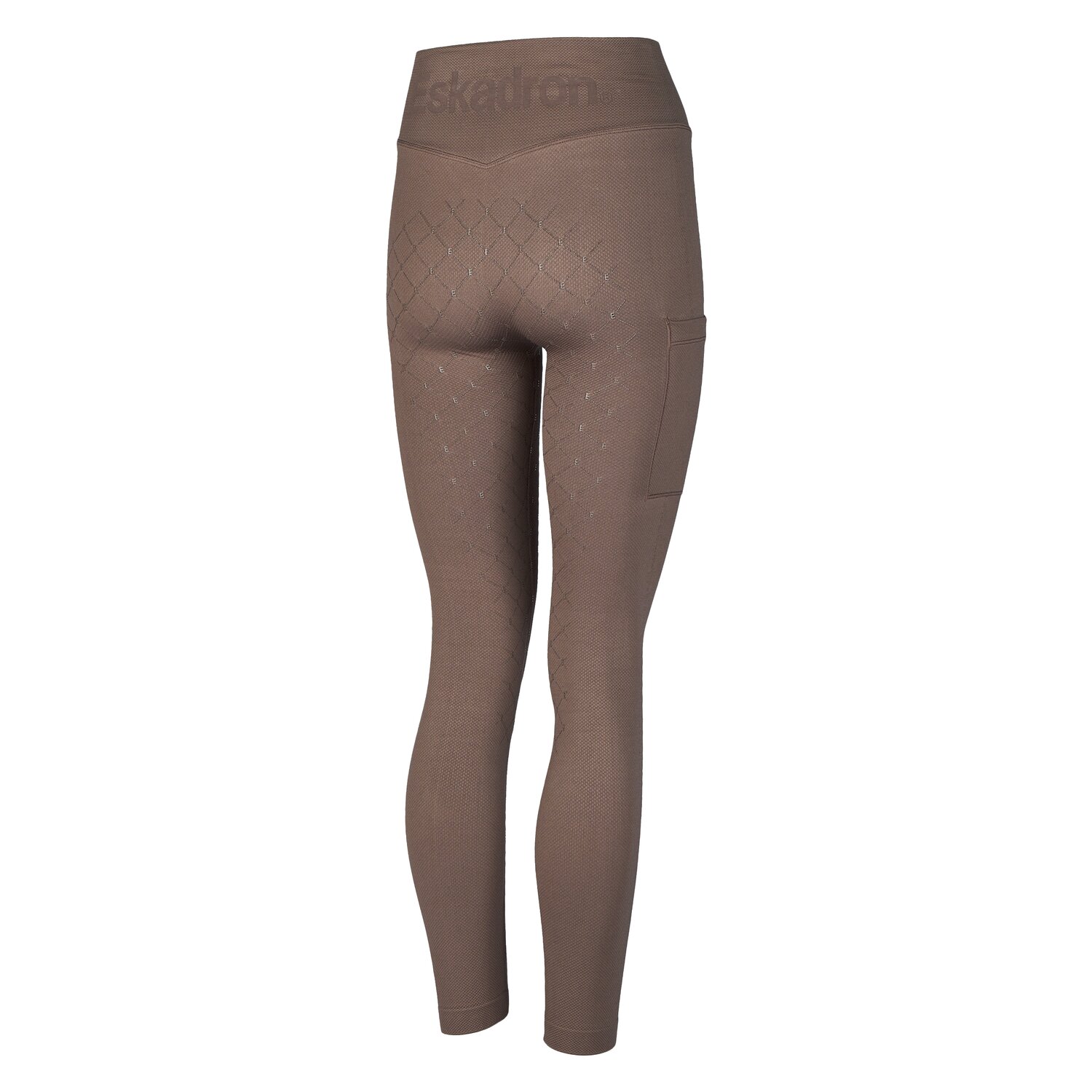 ESKADRON Classic Sports Reitleggings Riding Tight Seamless - deep taupe