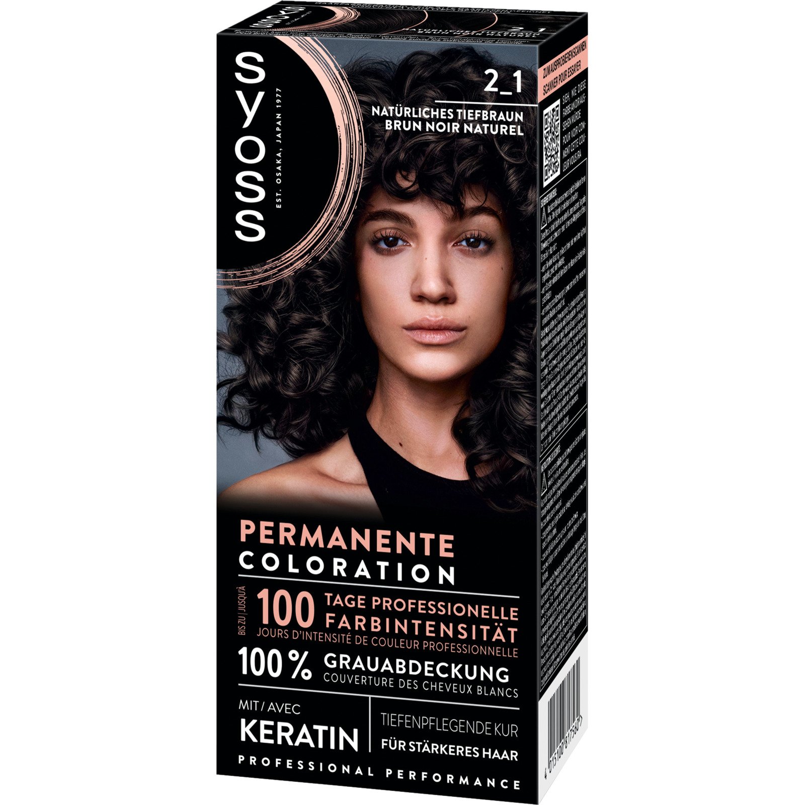 Syoss Coloration 2-1 Natürliches Schwarzbraun
