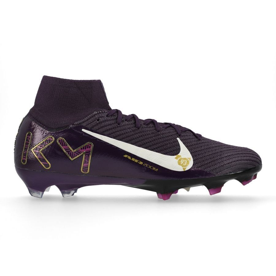 Nike Air Zoom Mercurial Superfly 10 Elite FG Mbappé Personal Edition - Violet/Blanc