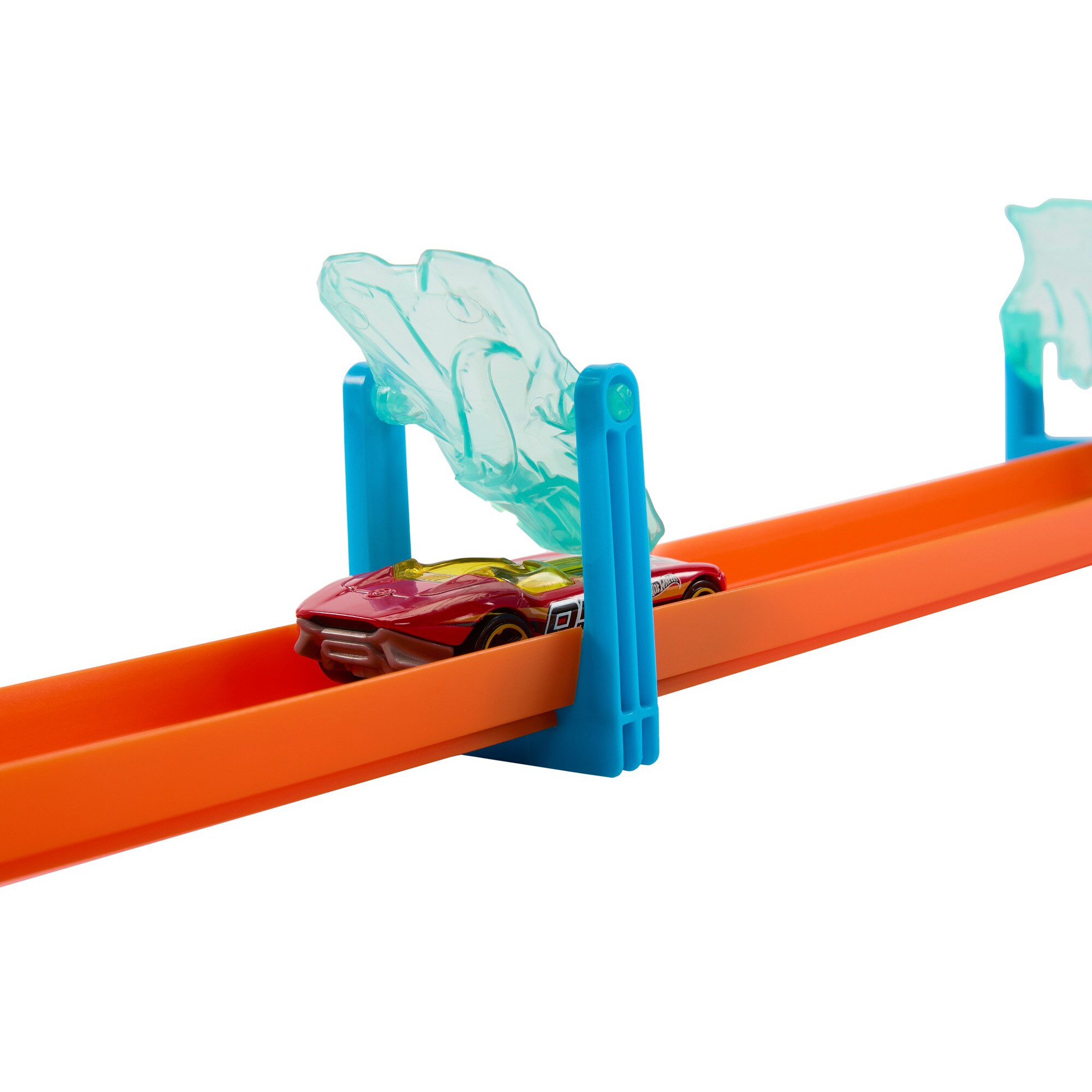 Mattel Rennbahn Track Builder Ice Crash Pack