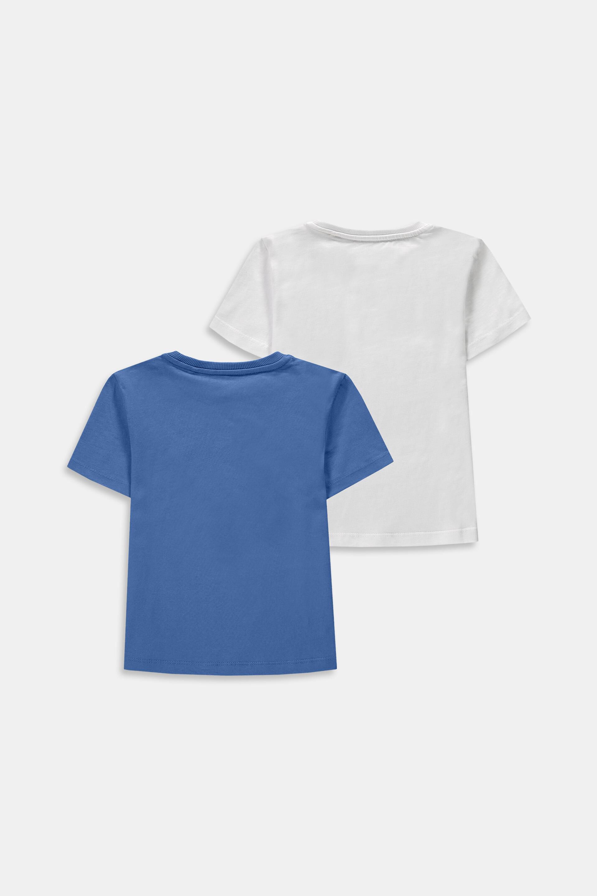 Lot de 2 t-shirts à imprimé logo