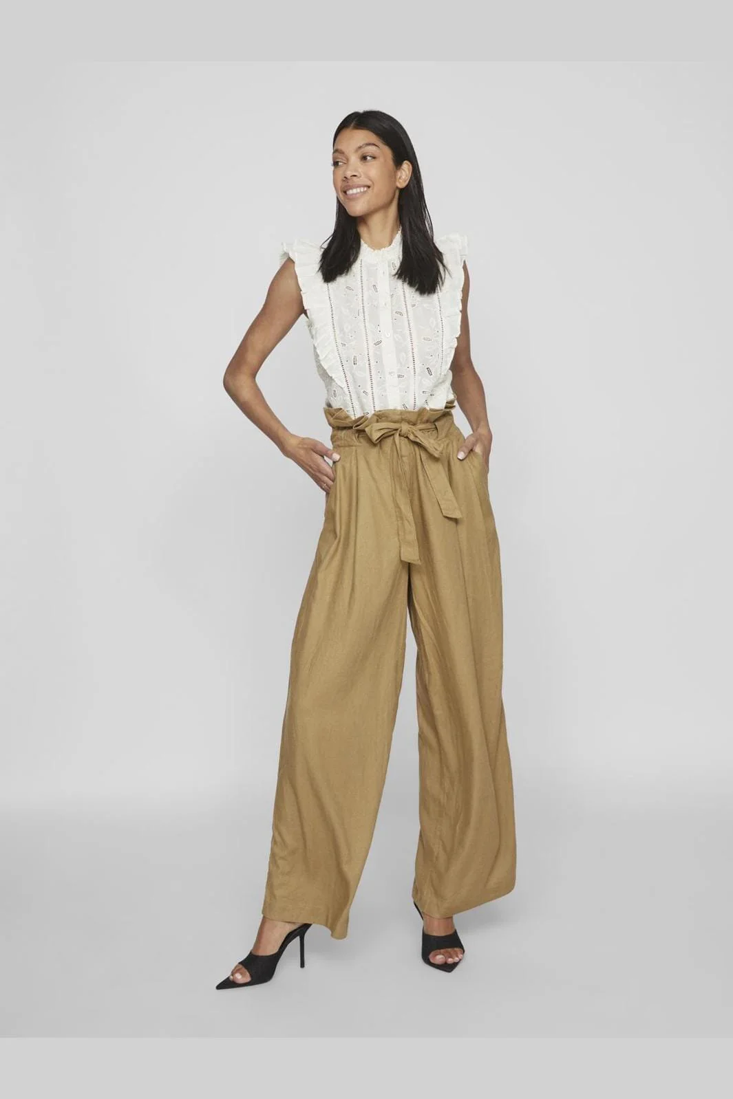 Vila Visally 7/8 Paperback Trouser/Rou