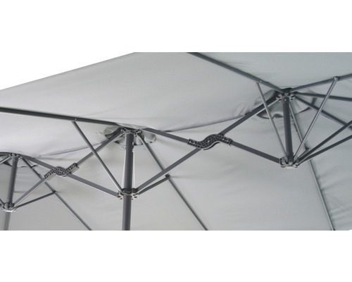 SenS-Line Marbella parasol, 270 cm hoog, antraciet, met handzwengel
