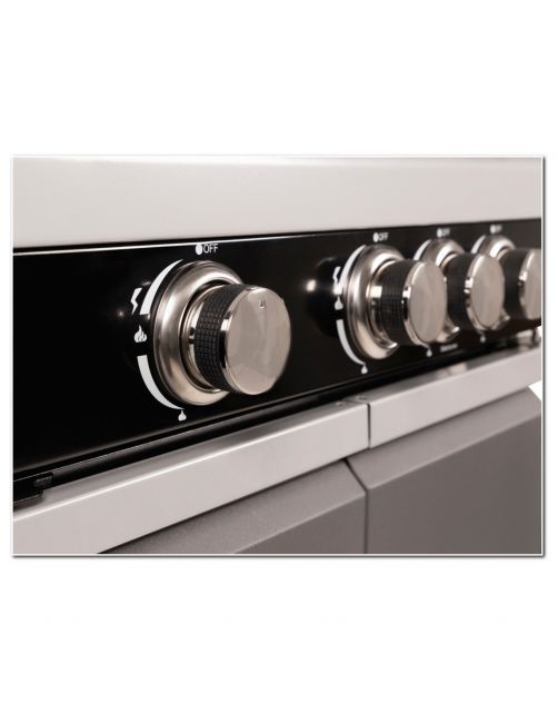 Patton Patio Pro Chef - Multi Grill 3+ Gasbarbecue - Barbecue - 54x123x113 cm 33 kg Grijs Zwart Geschikt Voor 6-8 Personen