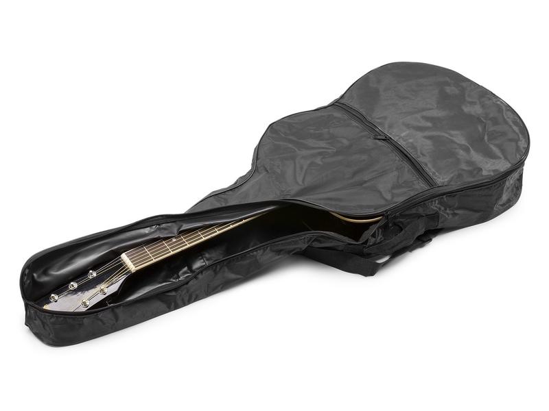 MAX Westerngitarre SoloJam Kit Natur Westerngitarre mit Zubehör