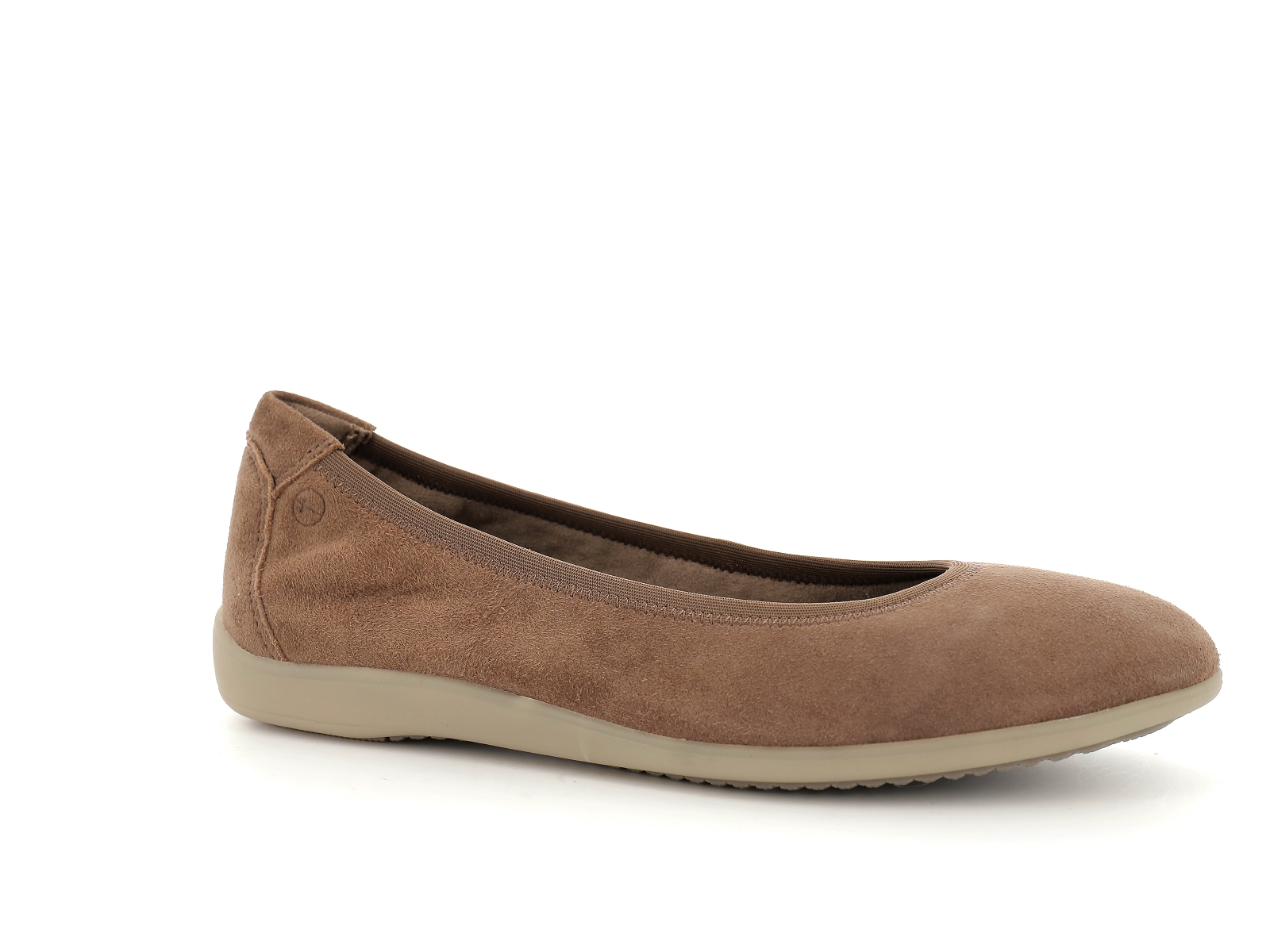 Tamaris-22104 Nubuck Velours Taupe
