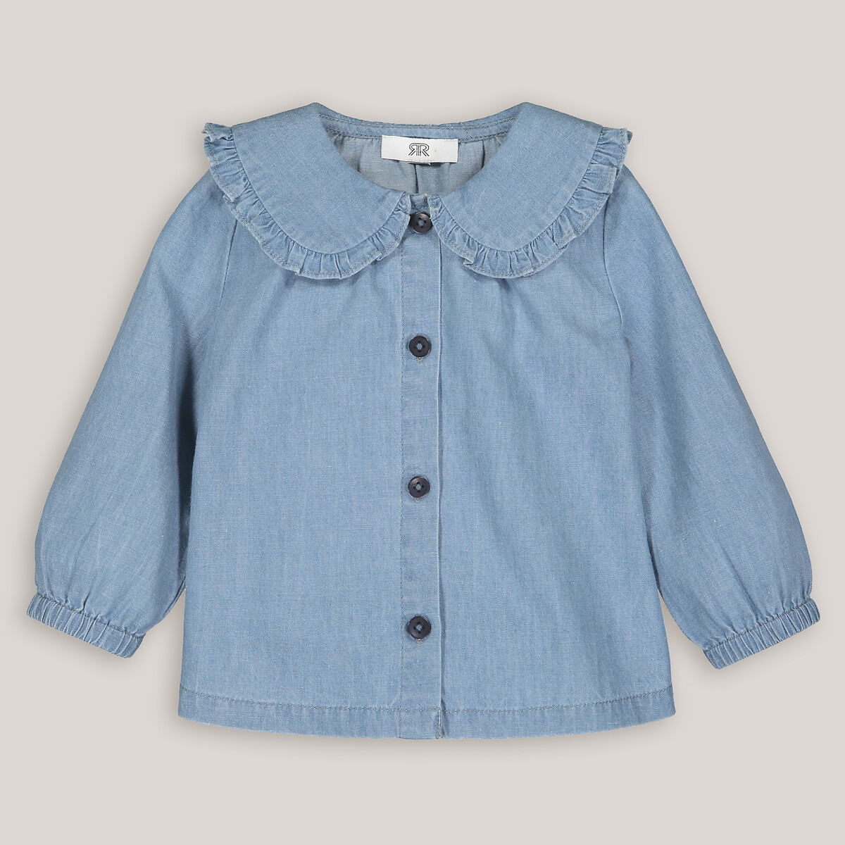 COLEÇÕES LA REDOUTE<br>Blusa jeans com vestido Claudine
