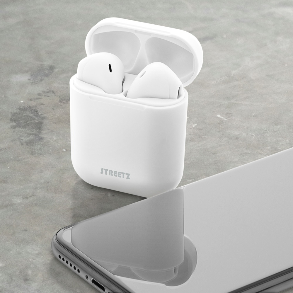 Streetz True Wireless Bluetooth-Ohrhörer Weiß