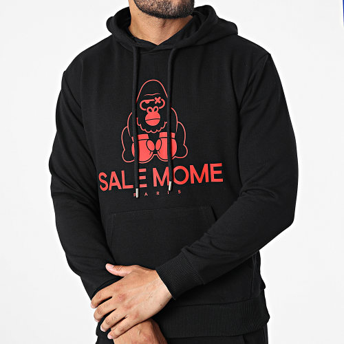 Ensemble De Survetement Gorille Noir Rouge