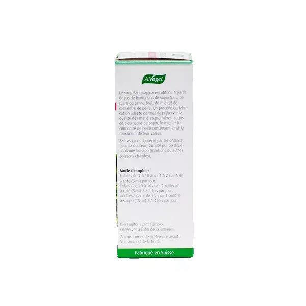 A.Vogel Sirop Santasapina Santé Respiratoire 200ml