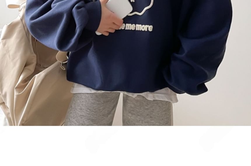 SeoulPop - Losse sweatshirt met hondenprint