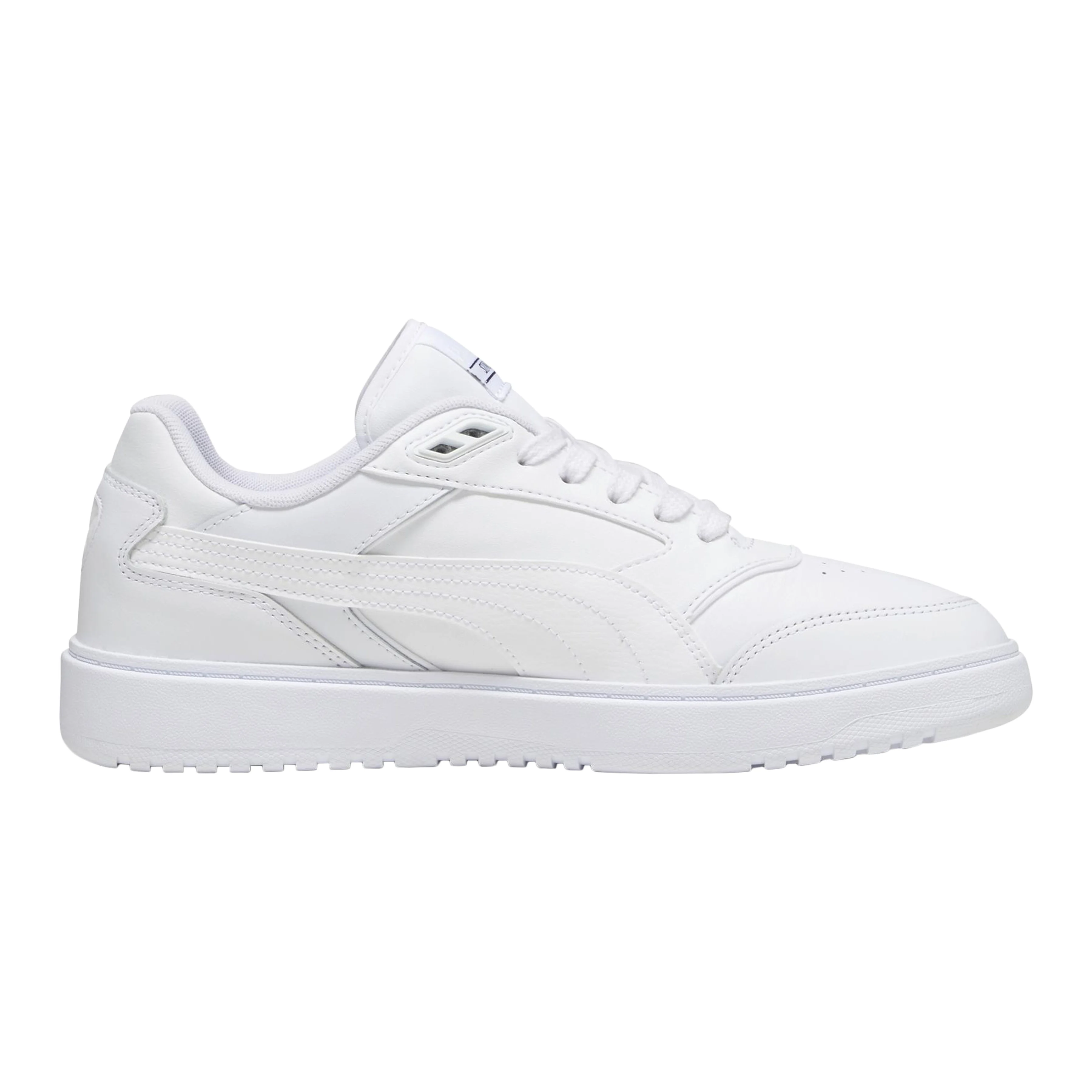 Basket basse cuirdoublecourt | Blanc