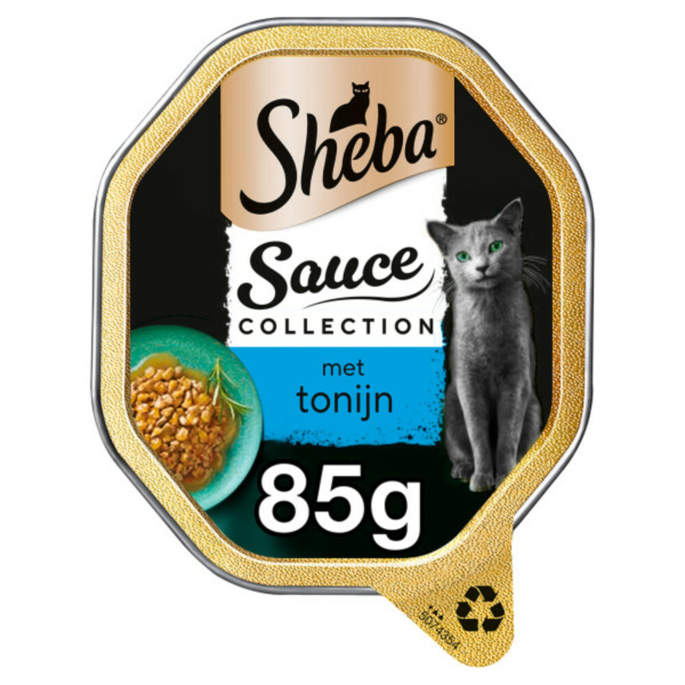 Sheba Kattenvoer Natvoer Sauce Lovers Tonijn85 gr