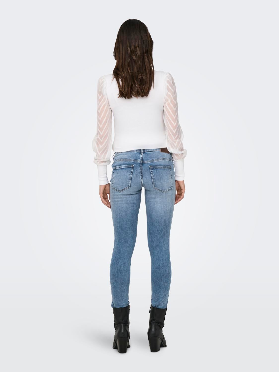 OLMBELLY Skinny Fit Jeans Light Blue Denim
