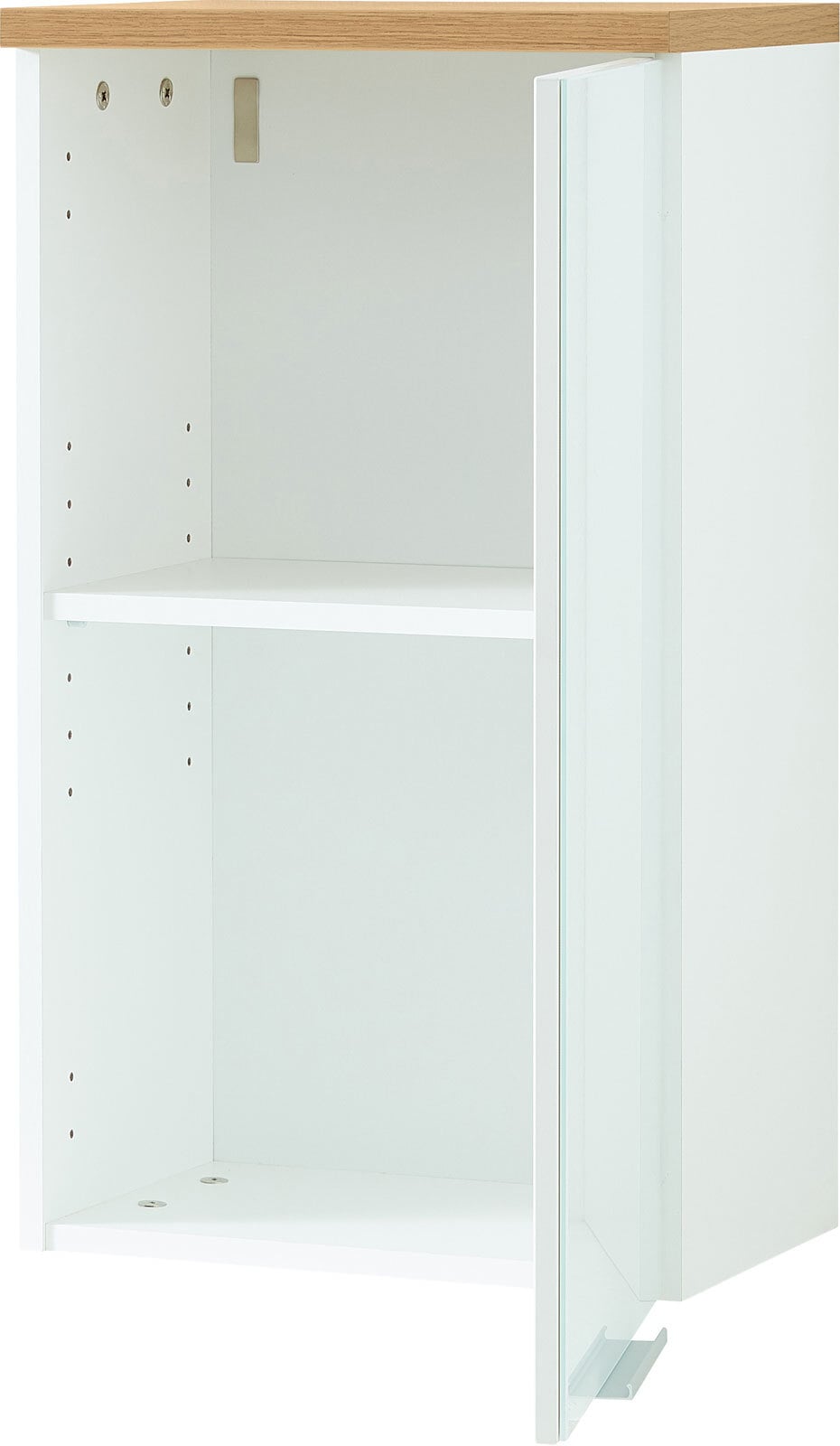 CASAVANTI Wandschrank CARA 39 x 69 x 27 cm weiß/braun