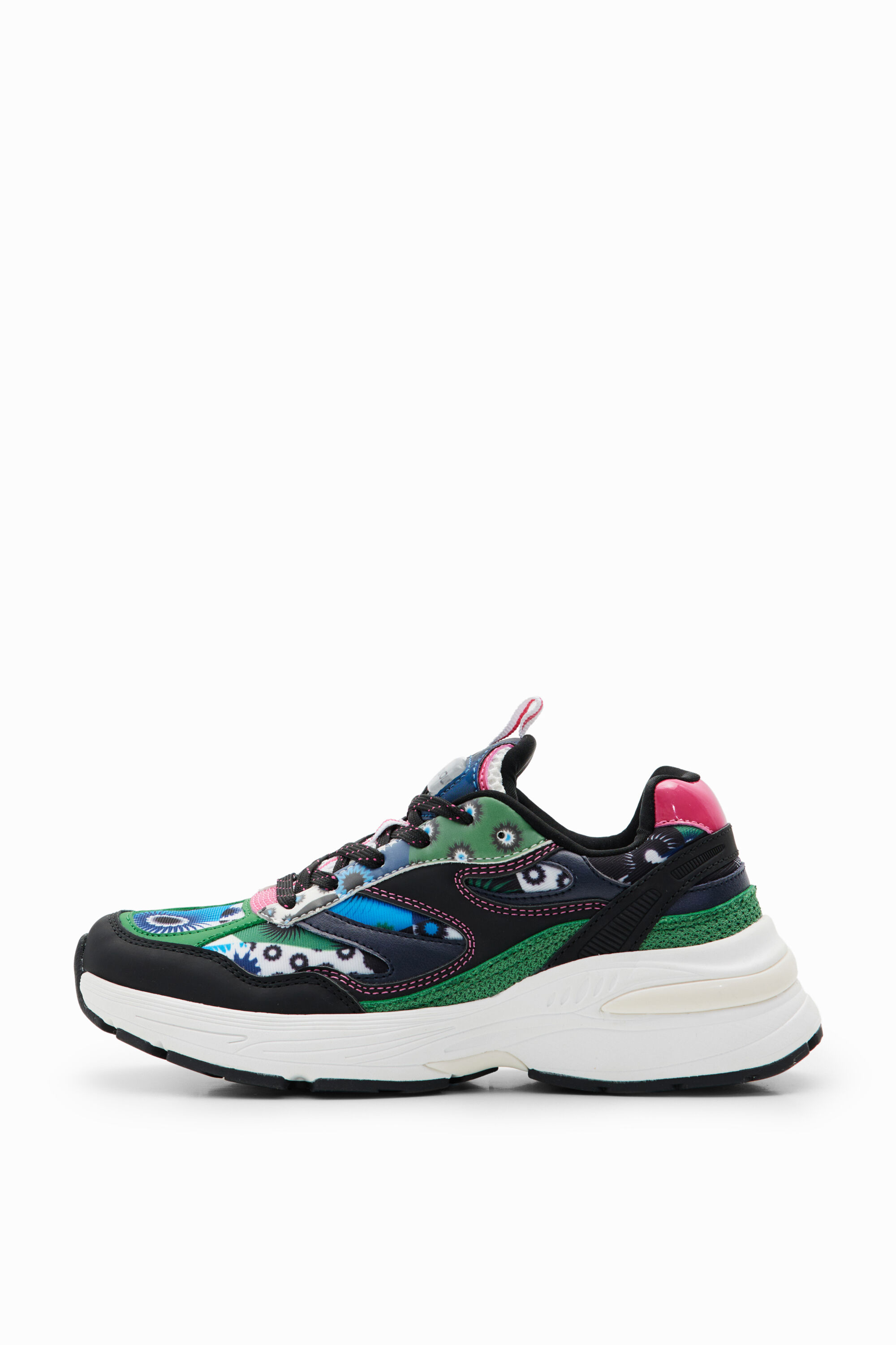 Baskets running motifs géométriques