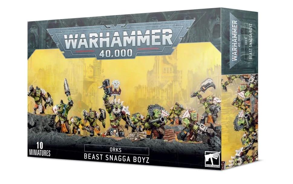 Figurenset Warhammer 40.000 Orks ViechjägaWarhammer 40K Orks Beast Snagga Boyz Bausatz
