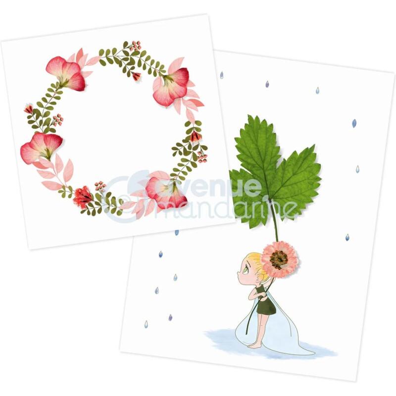 Coffret créatif, Presse fleurs et herbier - Multicolore