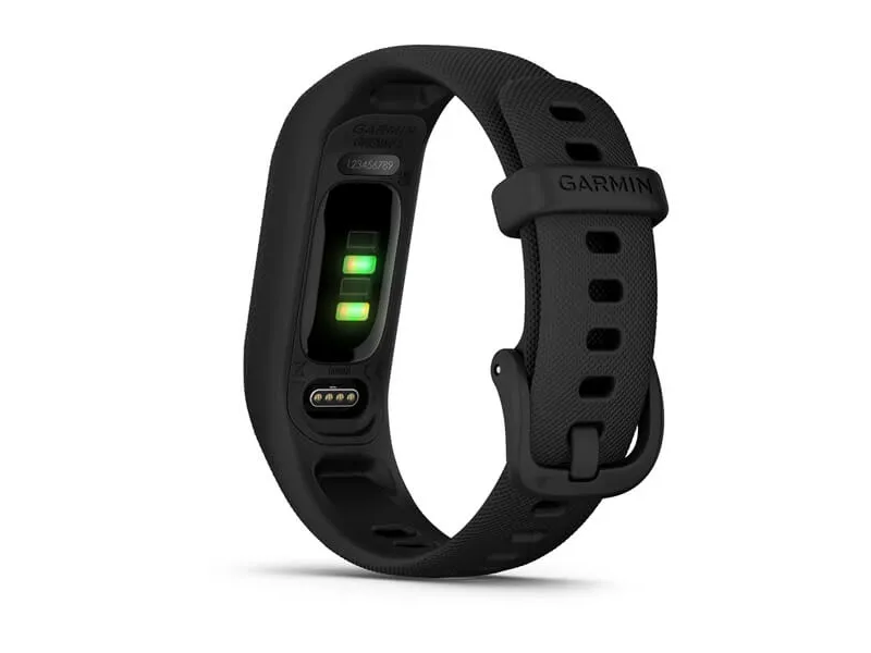 Garmin vívosmart 5 - Aktivitetssporer med bånd - silikone - sort - båndstørrelse: S/M - monokrom - Bluetooth, ANT  - 24.5 g