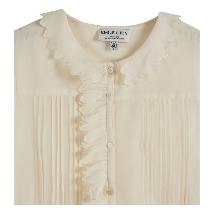 Emile et Ida Blouse Zober Brodée - Collection Femme | Ecru