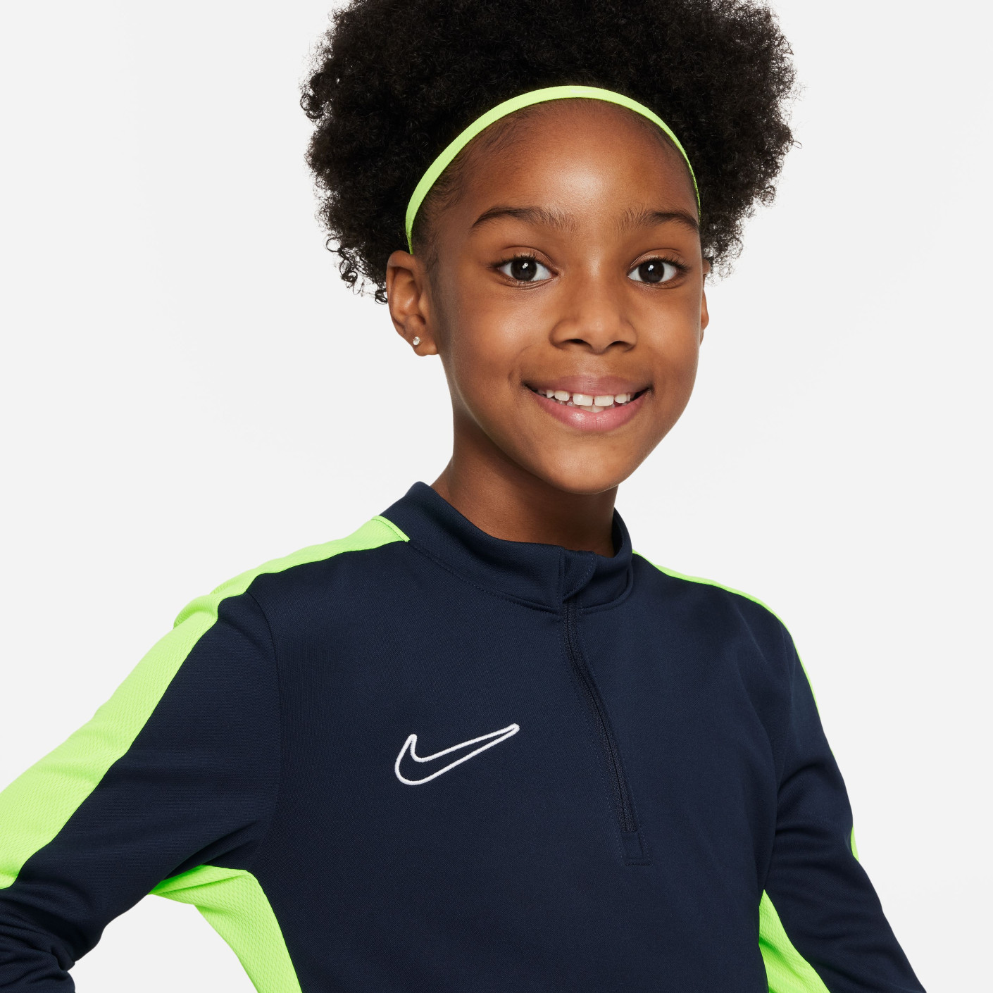 Nike Dri-FIT Academy 23 Trainingspak Kids Donkerblauw Geel Wit