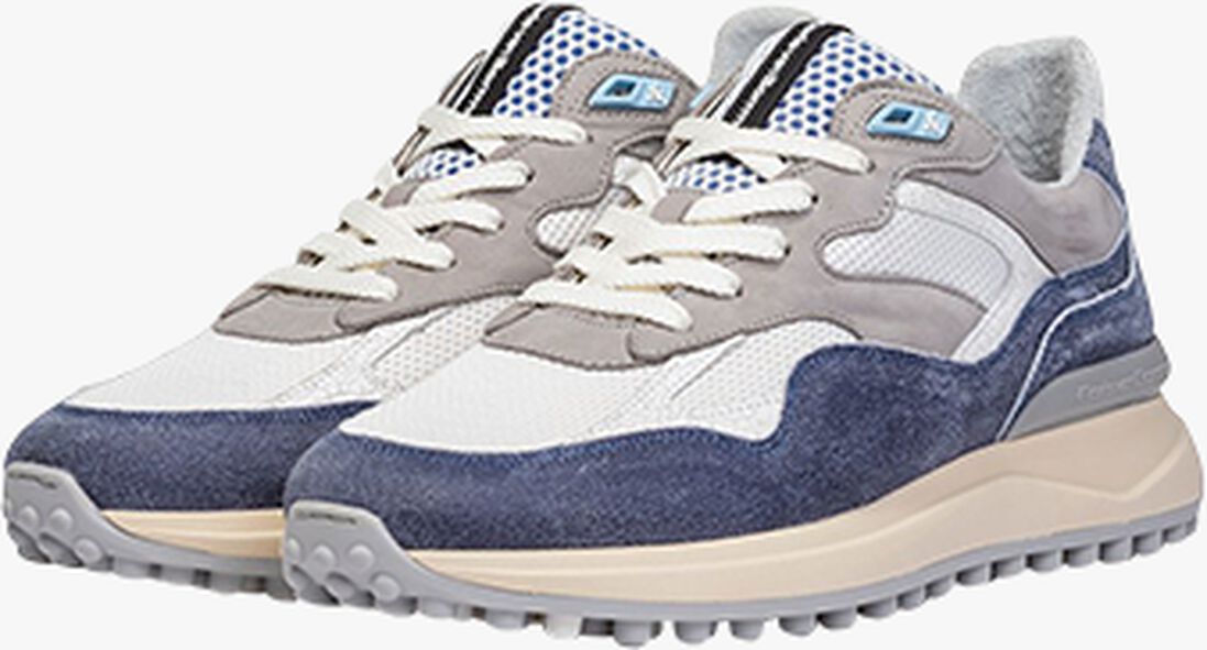 FLORIS VAN BOMMEL blauwe floris van bommel lage sneakers sfm-10159